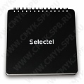 Блокнот с логотипом Selectel